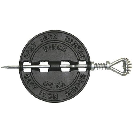 United States Stove United States Stove D6 Damper Cast Iron - 6 in. D6